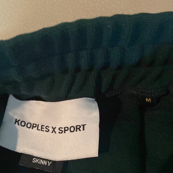 Kooples Sport high waisted skinny green jogger sweatpants - Picture 8 of 15